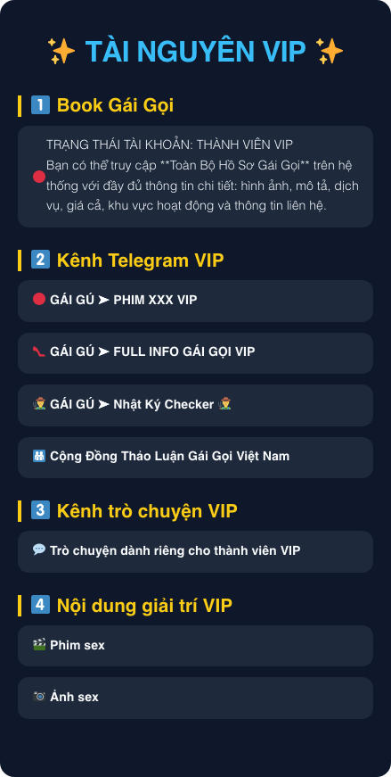 Bảng Giá Hội Viên VIP gaigu vip 01 - Bảng Giá Hội Viên VIP